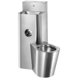 162600-Combi Lavabo WC à poser au sol KOMPACT