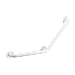 5082W-Barre de maintien coudée 135° Inox blanc, 400 x 400 mm
