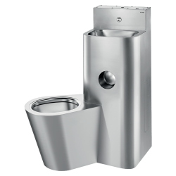 162700-Combi Lavabo WC à poser au sol KOMPACT