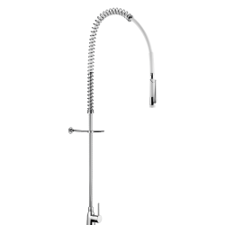 6693-Combiné de prélavage monotrou avec mitigeur